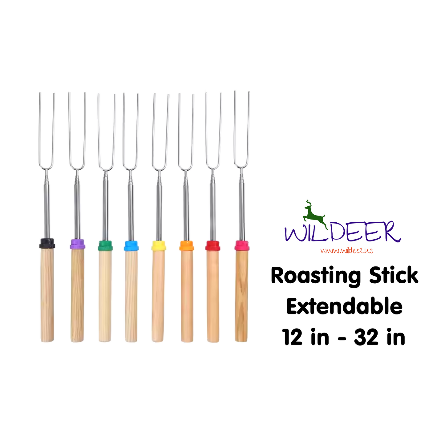 COMBO | Cloudbites Cylinder x 50 sets + Extendable Roasting Sticks x 8