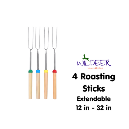 COMBO | Cloudbites Cylinder x 50 sets + Extendable Roasting Sticks x 4