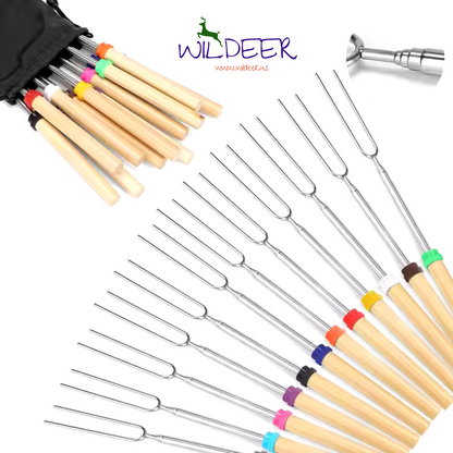 COMBO | Cloudbites Cylinder x 50 sets + Extendable Roasting Sticks x 8